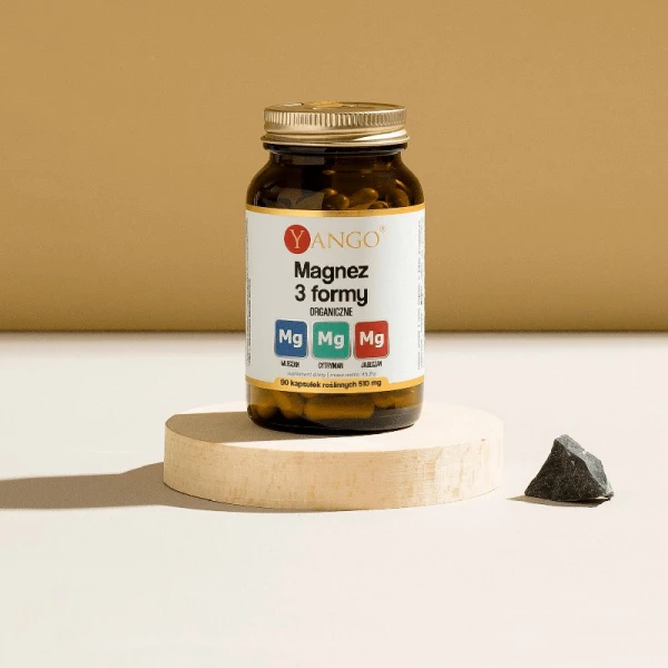 Yango Magnez 3 Formy Organiczne, 90 kapsułek