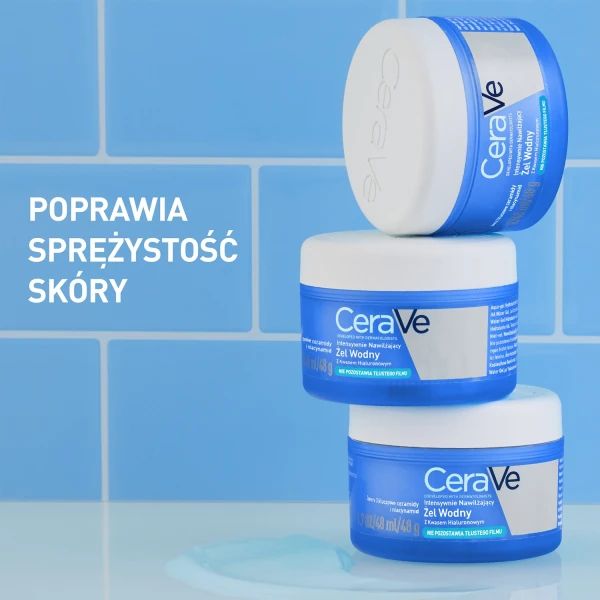 CeraVe Hydrating HA Water Gel, nawilżający żel do twarzy, 48 ml