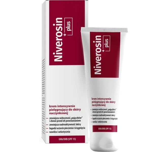 Niverosin Plus, krem intensywnie pielęgnujący do skóry naczynkowej, 70 g