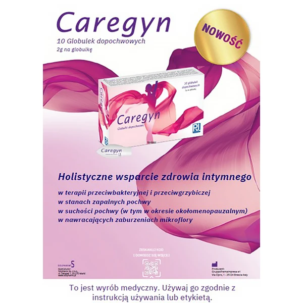 Caregyn, 10 globulek dopochwowych
