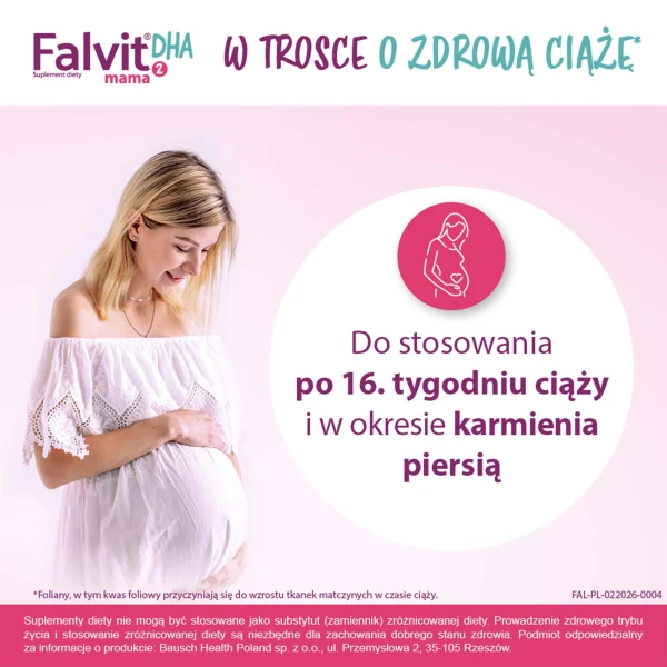 Falvit Mama 2 DHA, 30 kapsułek