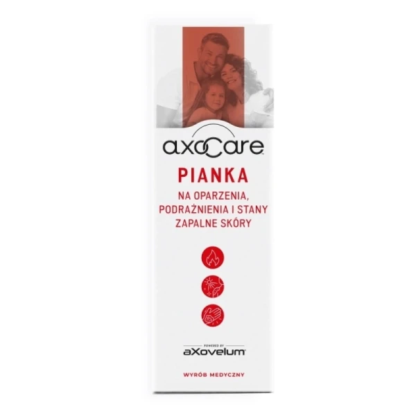 AxoCare, pianka na oparzenia, podrażnienia i stany zapalne skóry, 85 ml