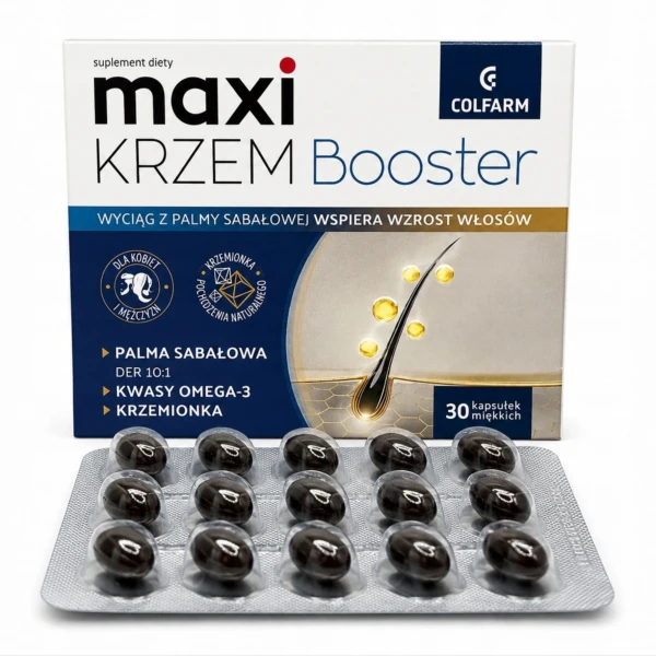 Colfarm Maxi Krzem Booster, 30 kapsułek