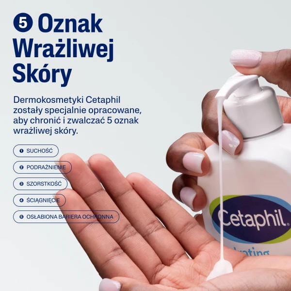 Cetaphil Hydrating Foaming Cream Cleanser, kremowa pianka oczyszczająca do twarzy, 236 ml