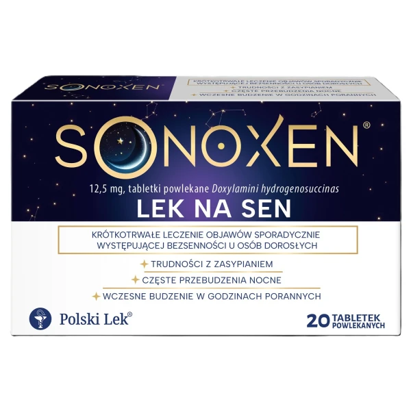 Sonoxen 12,5 mg, 20 tabletek powlekanych