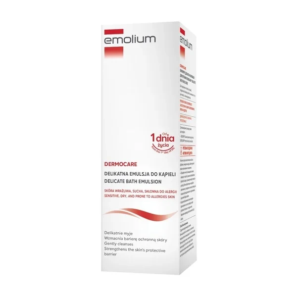Emolium Dermocare delikatna emulsja do kąpieli, 200 ml