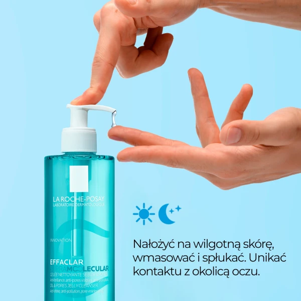 La Roche-Posay Effaclar Supramolecular, żel oczyszczający do twarzy, 400 ml