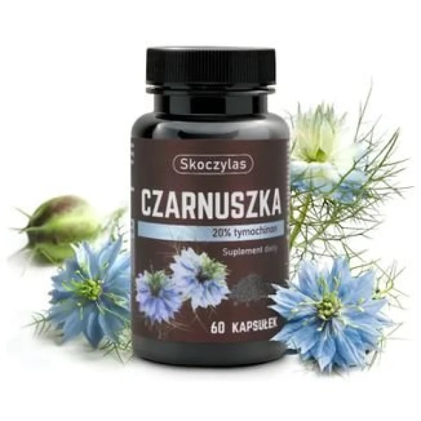 Skoczylas Czarnuszka 20% Tymochinon, 60 kapsułek