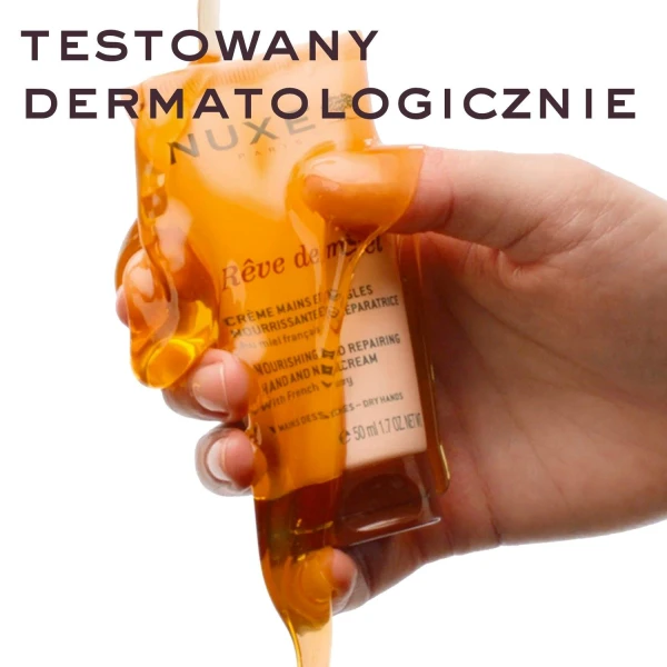 Zestaw Nuxe Reve de Miel: krem do rąk 30 ml + nawilżająca pomadka do ust 4 g