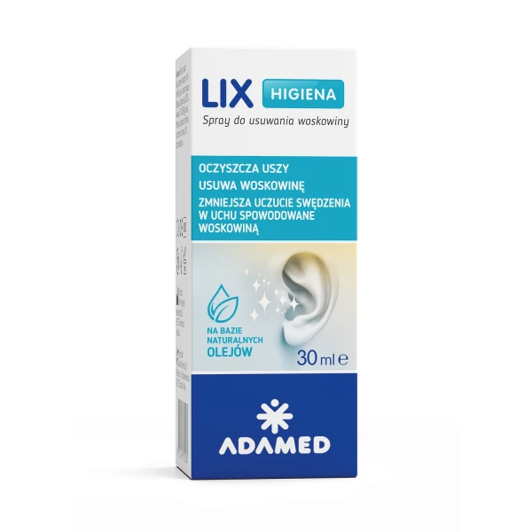 Lix Higiena, spray do usuwania woskowiny, 30 ml