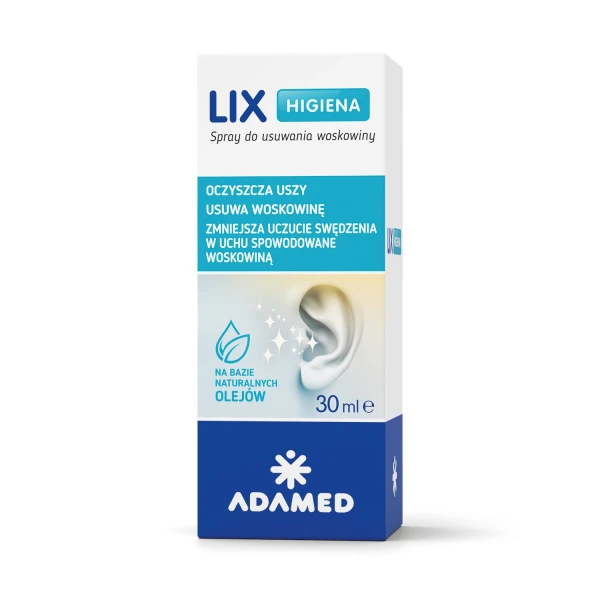 Lix Higiena, spray do usuwania woskowiny, 30 ml