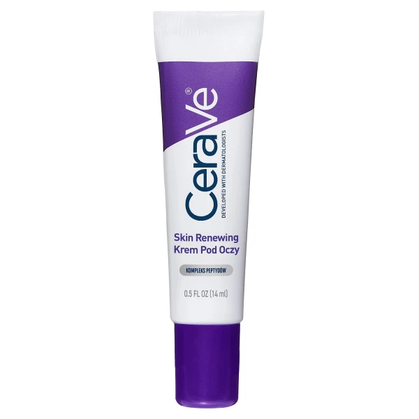 Zestaw CeraVe Skin Renewing, krem do twarzy z peptydami, 48 ml + krem pod oczy, 14 ml
