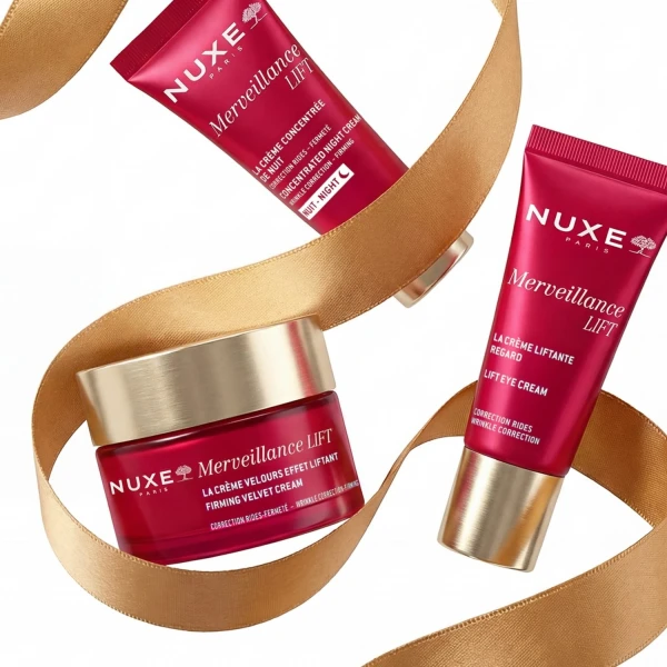 Zestaw Nuxe Merveillance Lift, krem liftingujący, 50 ml + krem pod oczy, 15 ml + krem na noc, 15 ml 1