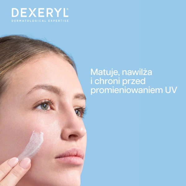 Dexeryl Dexeclear Aquafluid Matifiant Aqua, fluid matujący dla skóry tłustej i skłonnej do trądziku, SPF 50+, 40 ml