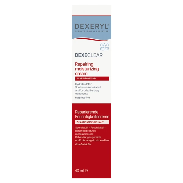 Dexeryl Dexeclear, krem regenerująco-nawilżający, 40 ml