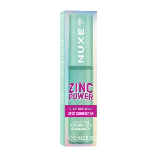 Nuxe Zinc Power, Miejscowy korektor przeciw niedoskonałościom, 10 ml