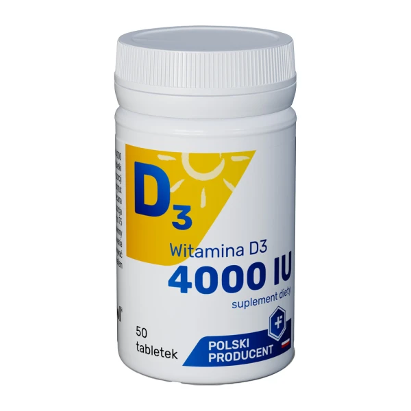 Witamina D3 4000 IU, 50 tabletek