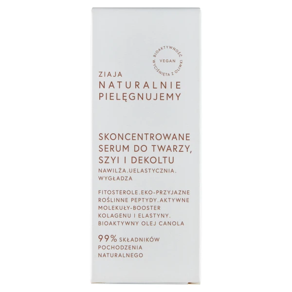 Ziaja Naturalnie Pielęgnujemy, skoncentrowane serum do twarzy, szyi i dekoltu, 30 ml