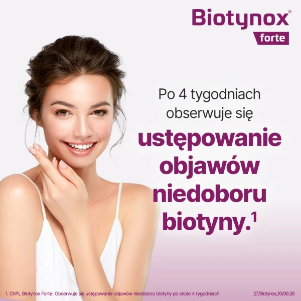 Biotynox Forte 10 mg, na wypadanie włosów, 30 tabletek