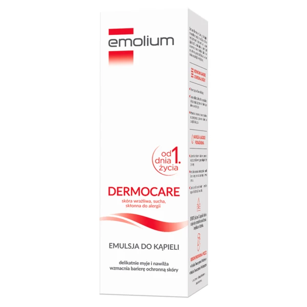 Emolium Dermocare, emulsja do kąpieli, od 1 dnia życia, 400 ml