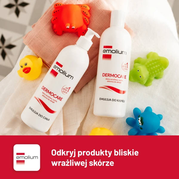 Emolium Dermocare, emulsja do kąpieli, od 1 dnia życia, 400 ml