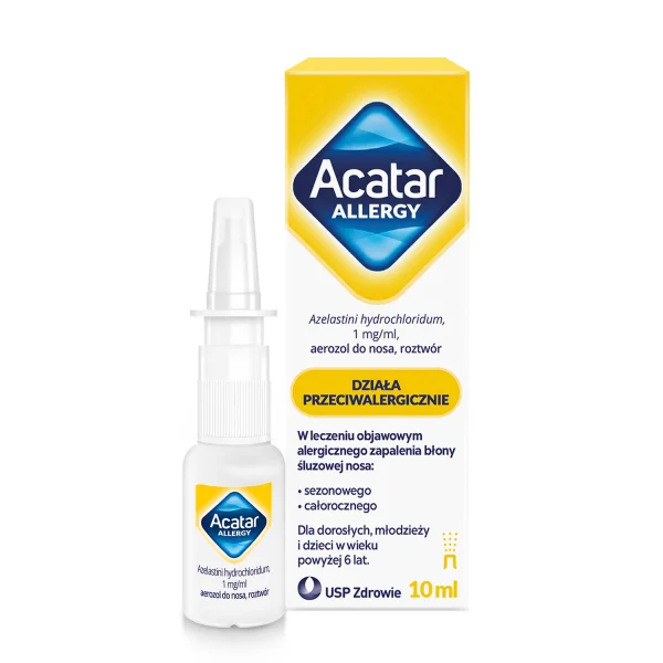 Acatar Allergy 1 mg/ml, aerozol do nosa, roztwór, 10 ml