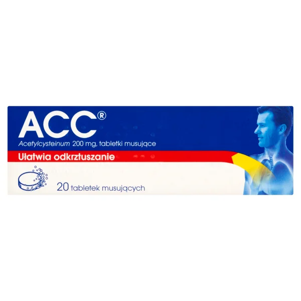 ACC 200 mg, 20 tabletek musujących