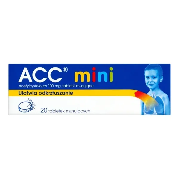 ACC Mini 100 mg, 20 tabletek musujących