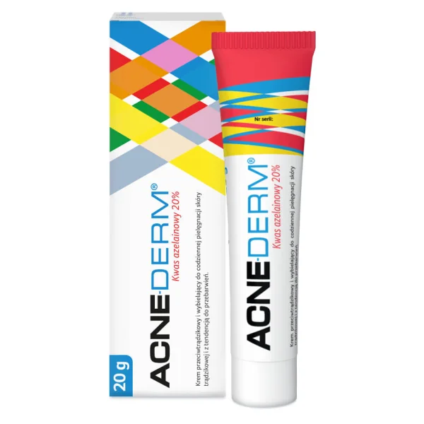 Acne-Derm, krem przeciwtrądzikowy, kwas azelainowy 20%, 20 g