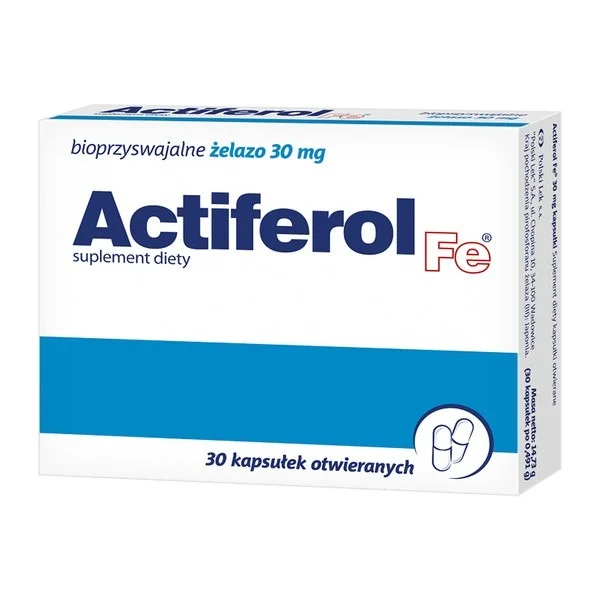 Actiferol FE 30 mg, 30 kapsułek