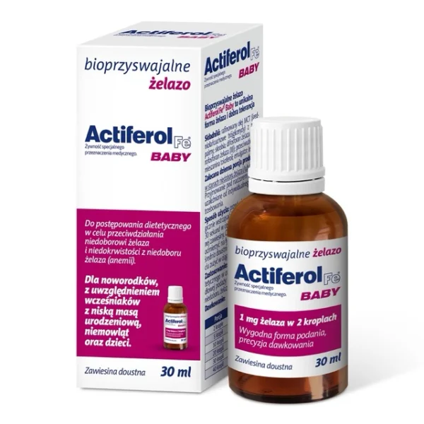 Actiferol Fe Baby, zawiesina doustna, 30 ml