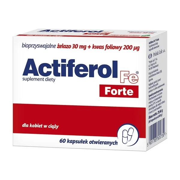 Actiferol Fe Forte, 60 kapsułek