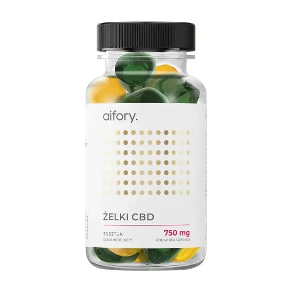 Aifory CBD, żelki 750 mg, 30 sztuk