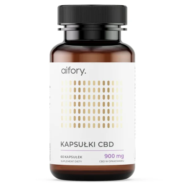 Aifory Soft Gel CBD Capsules 900 mg, 60 kapsułek żelowych