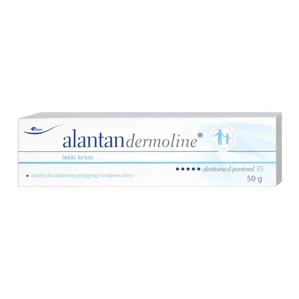 Alantan Dermoline, lekki krem, skóra wrażliwa, 50 g