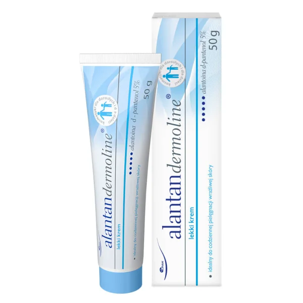 Alantan Dermoline, lekki krem, skóra wrażliwa, 50 g