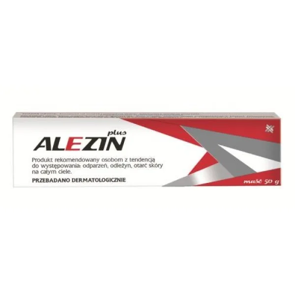 Alezin Plus, maść na odparzenia, odleżyny i otarcia, 50 g