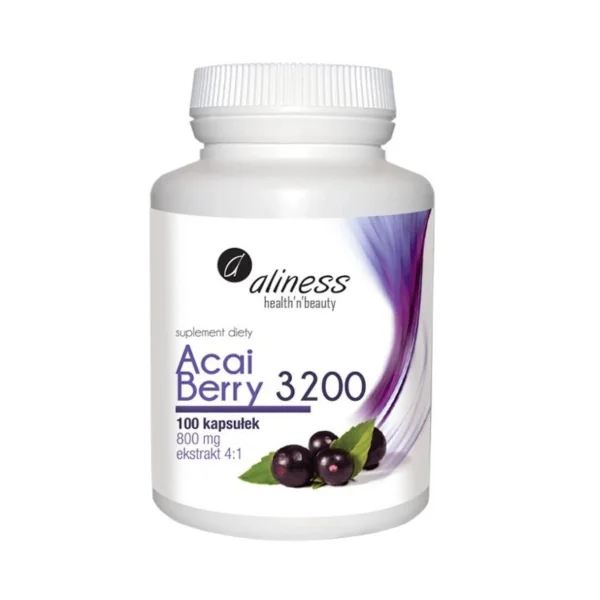 Aliness Acai Berry 3200, 100 kapsułek