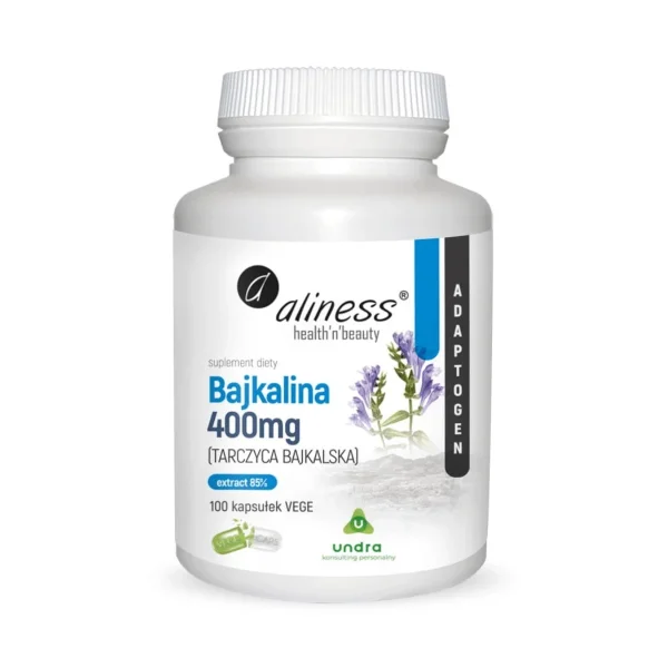 Aliness Bajkalina 400 mg, 100 kapsułek