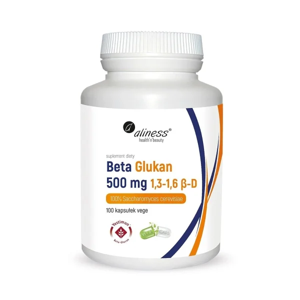 Aliness Beta Glukan 500 mg, 100 kapsułek