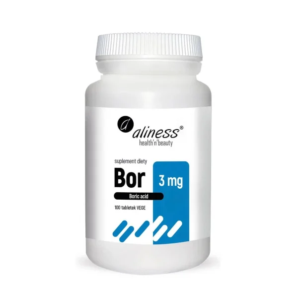 Aliness Bor 3 mg, kwas borowy, 100 tabletek
