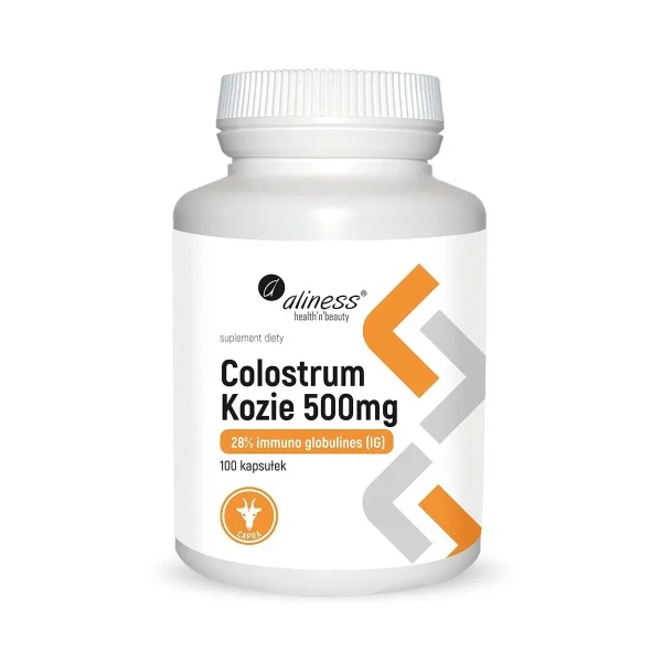 Aliness Colostrum Kozie, 100 kapsułek