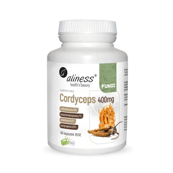 Aliness Cordyceps 400 mg, 90 kapsułek