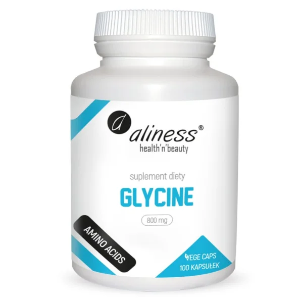 Aliness Glycine, glicyna 800 mg, 100 kapsułek