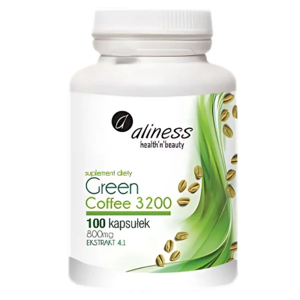 Aliness Green Coffee 3200, 100 kapsułek