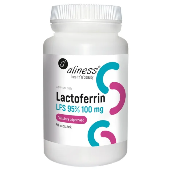 Aliness Lactoferrin LFS 95% 100 mg, 30 kapsułek