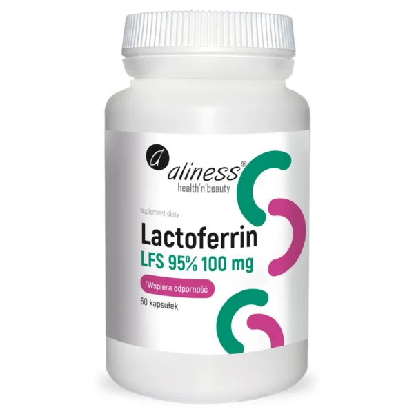 Aliness Lactoferrin LFS 95% 100 mg, 60 kapsułek