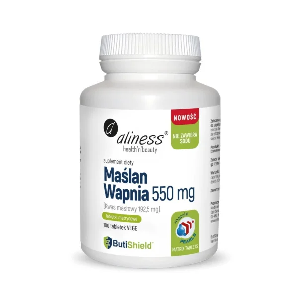 Aliness Maślan wapnia 550 mg ,100 tabletek