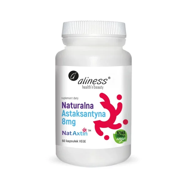 Aliness Naturalna Astaksantyna 8 mg, 60 kapsułek