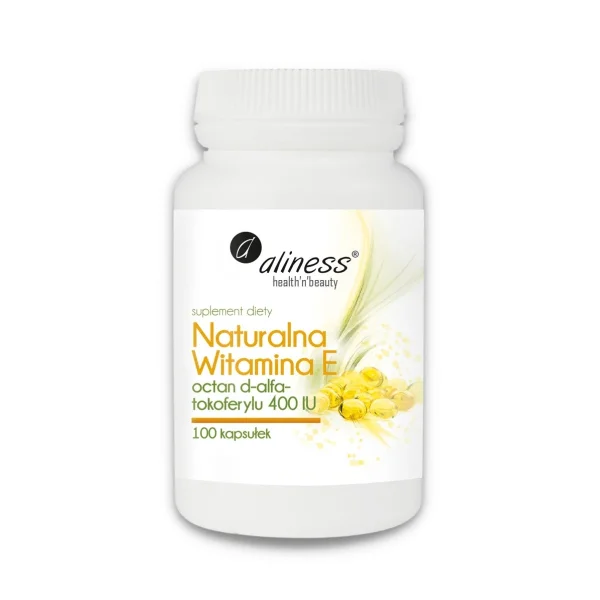Aliness Naturalna Witamina E 400 j.m., 100 tabletek